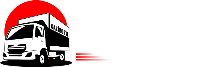 Gazirota Nakliye logo white
